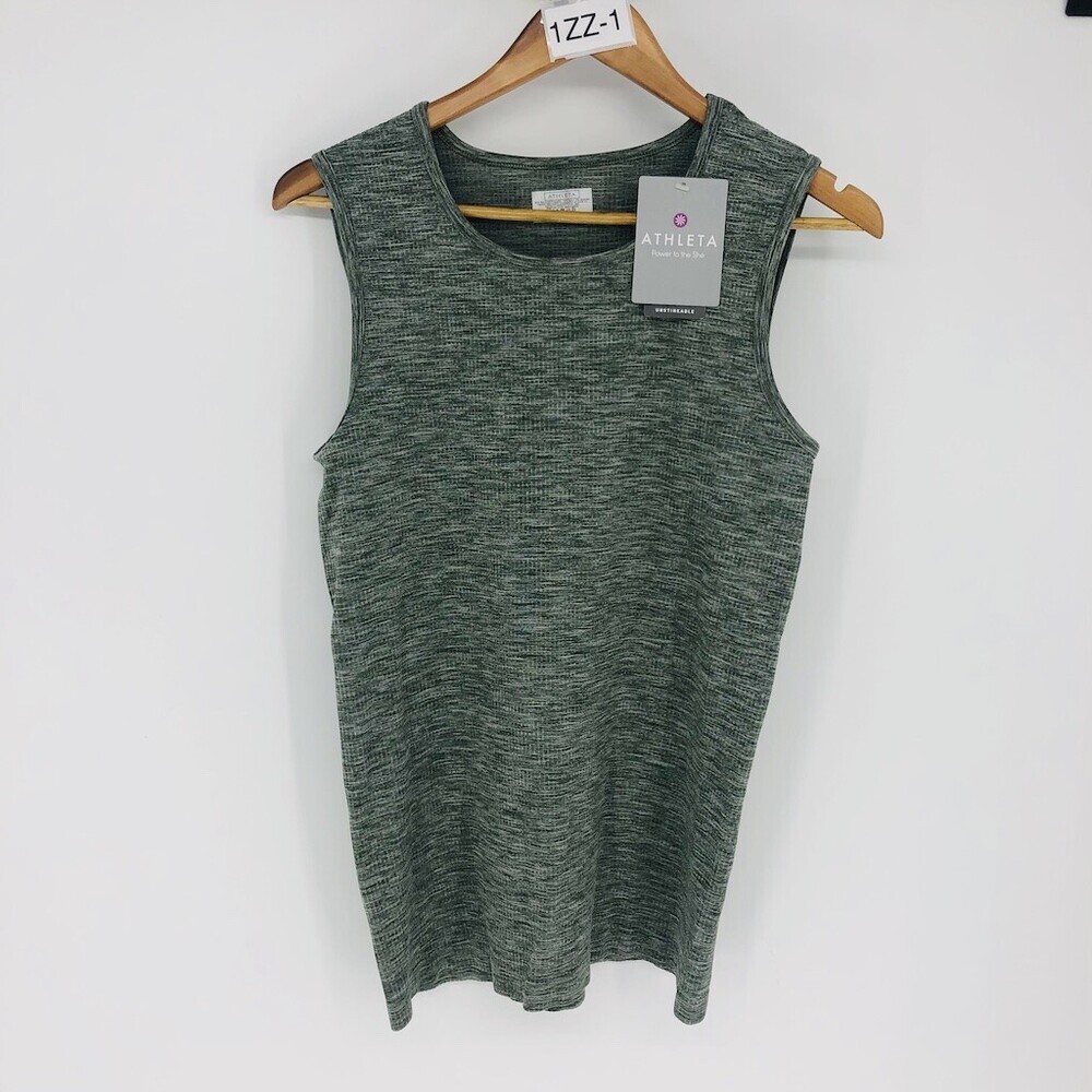 Athleta Women's Sage Unstinkable Round Neck Seamless Activewear Tank Shirt XL